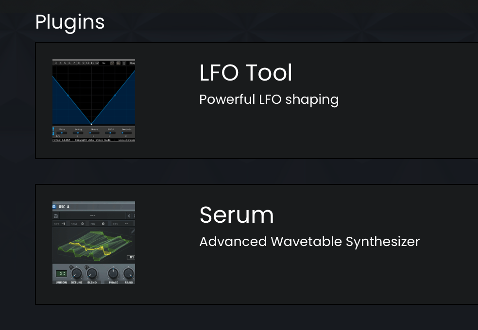 Xfer Wecords Serum & LFO Tool